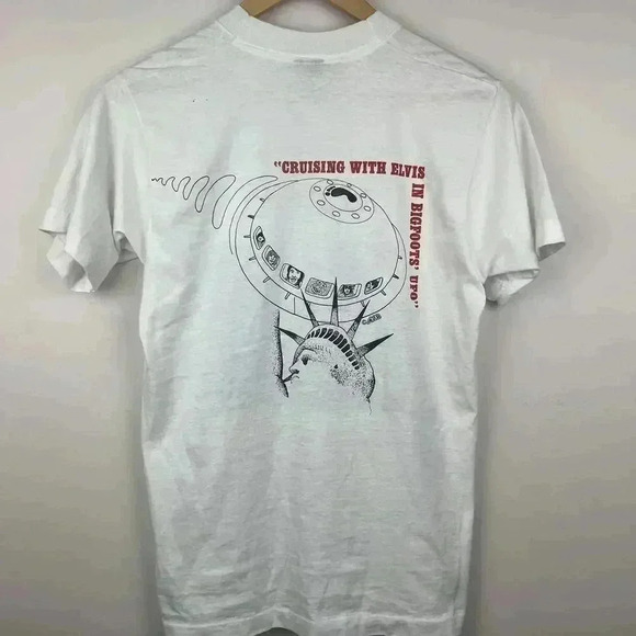 80s Vintage Adrenalin O.D. Vintage Band T-Shirt - Classic Punk Rock Tee 1989 - Picture 4 of 7